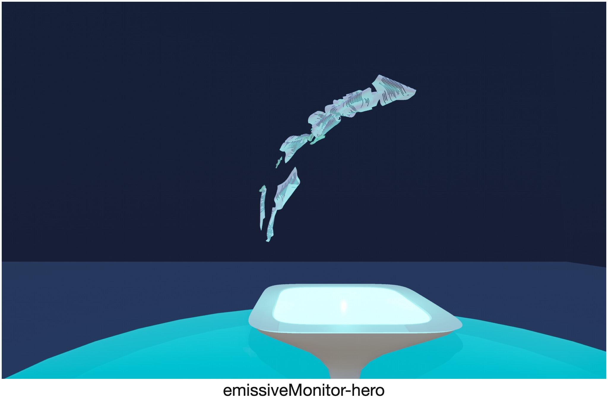 Visualizer · emissiveMonitor