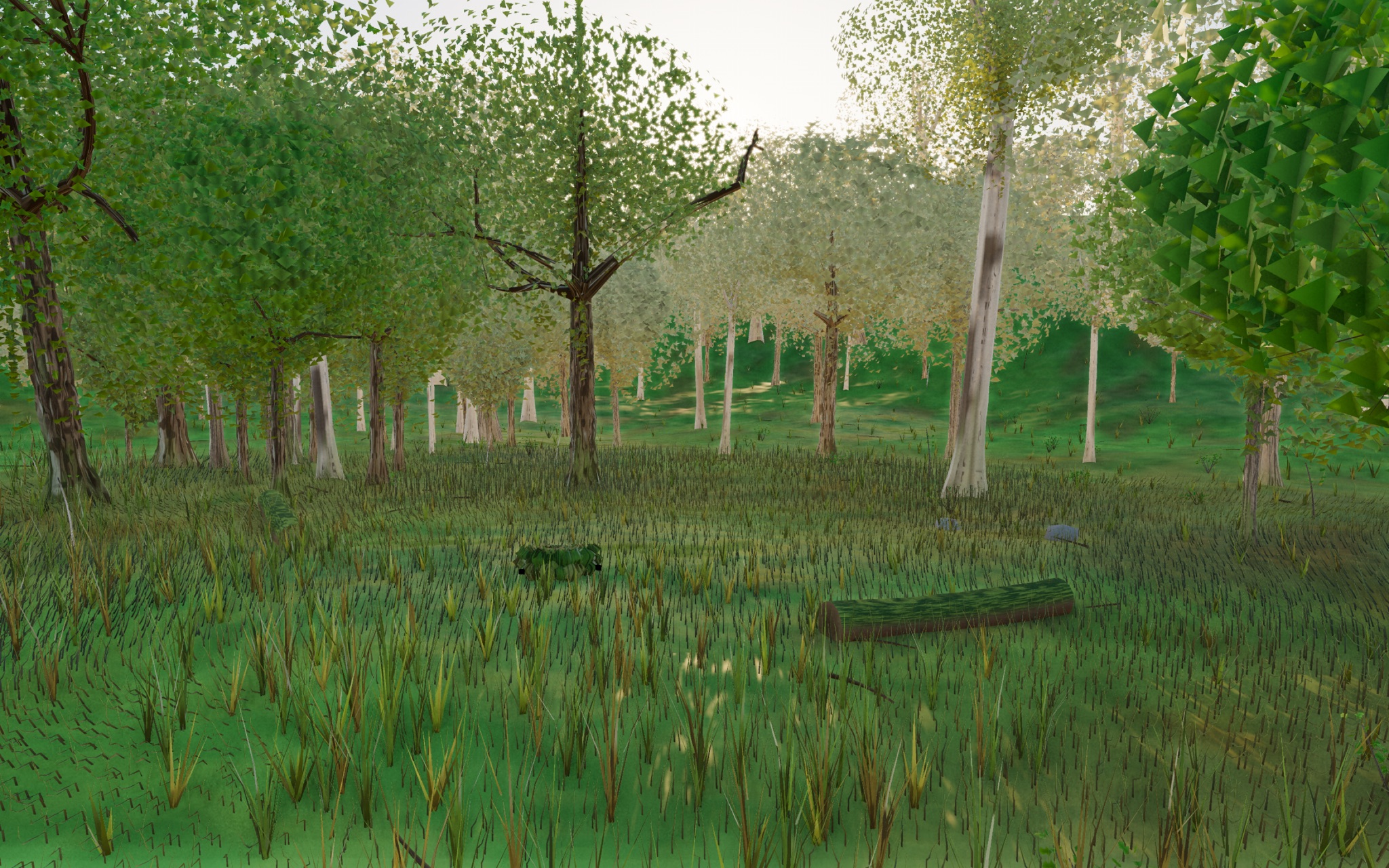 Visualizer · forest-low — round3d: class-agnostic core cull (foliage|wind) kills the class-0 spire