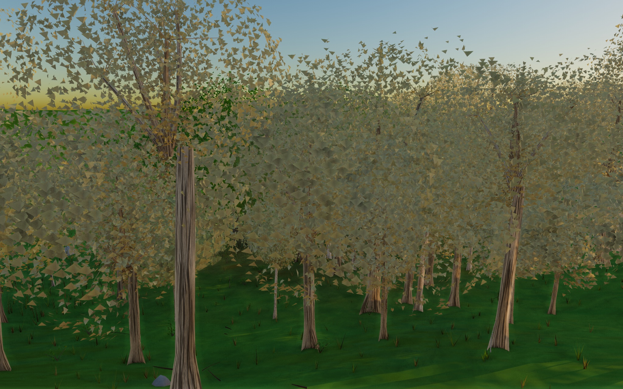 Visualizer · forest-side — debug: skip centre trees