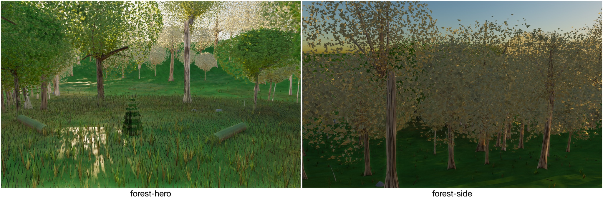 Visualizer · forest — groundHalf 60 + green far floor