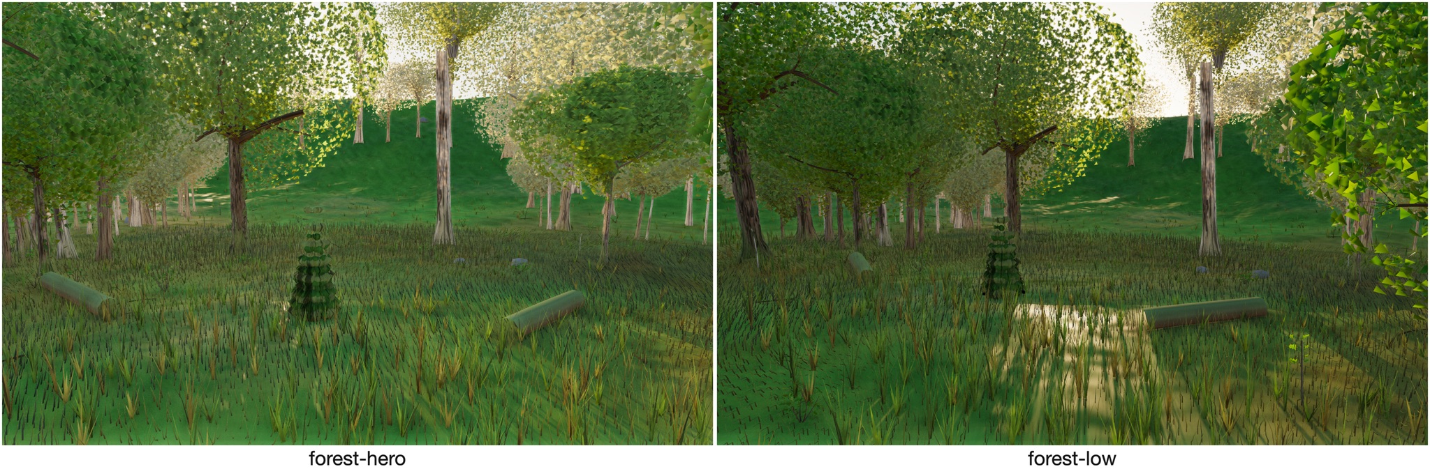 Visualizer · forest — spire lane-column cull