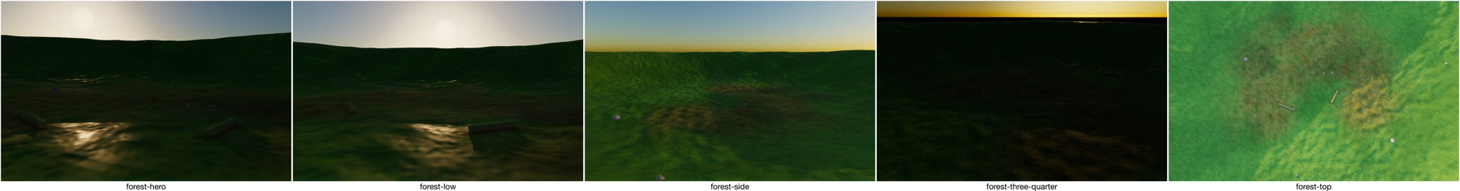 Visualizer · forest — debug: trees+understory+grass all off