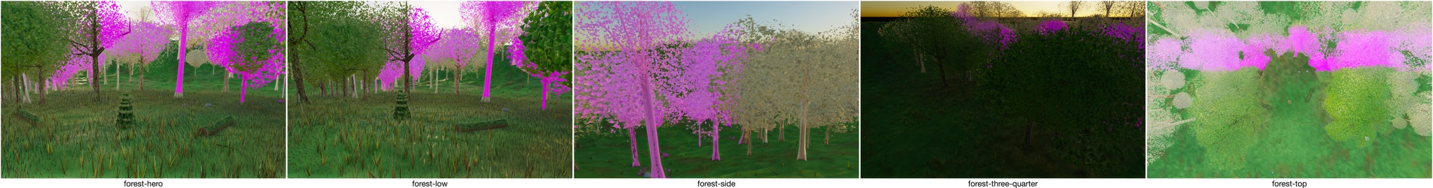 Visualizer · forest — diag4: paint z in (-16,-8) magenta