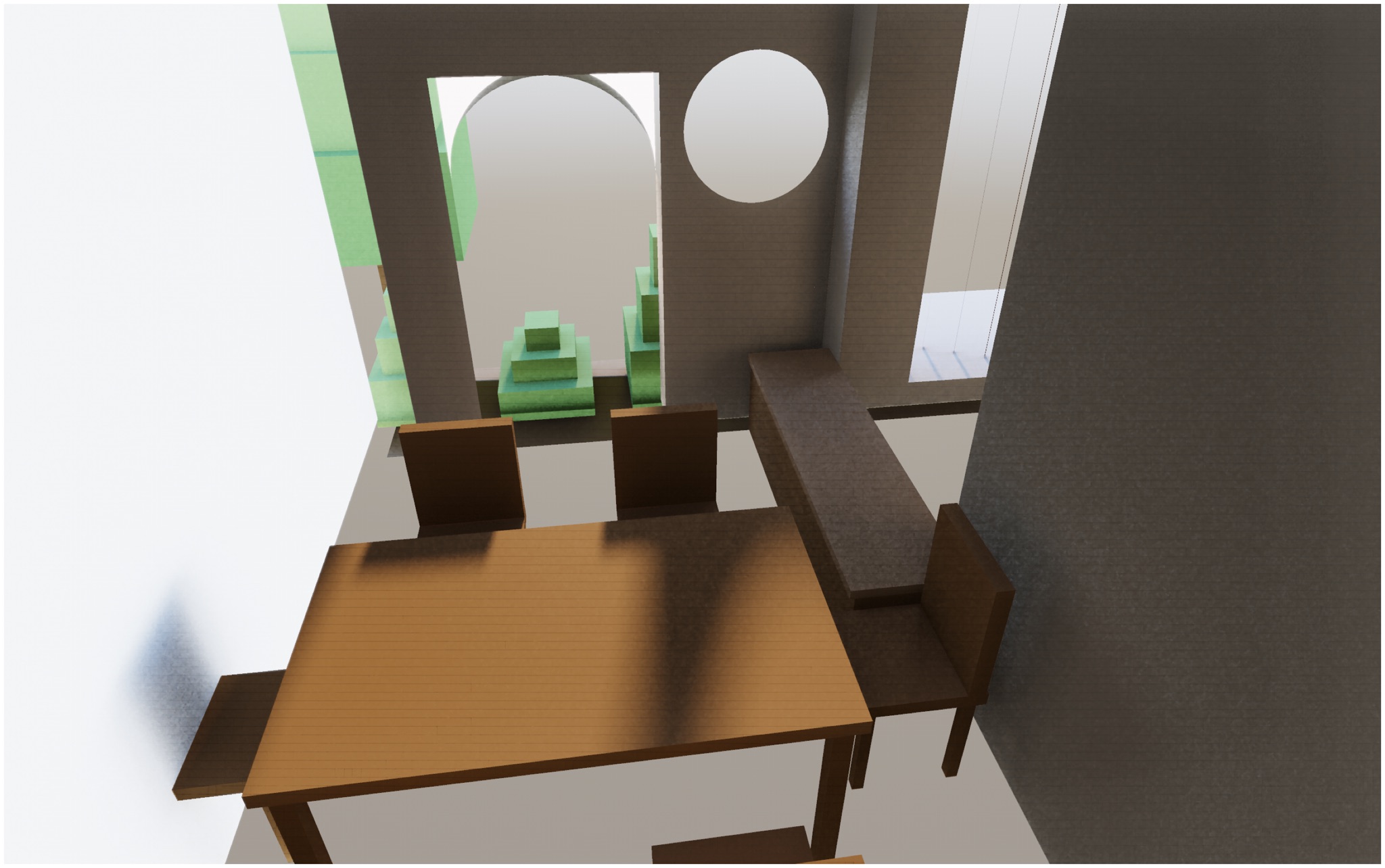 Visualizer · illuminatoramaHouse — iter6: EV-2.5 brighter, sharper sun 2deg